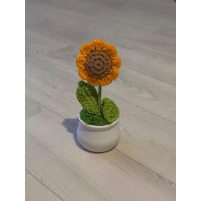 Pot de fleur décoration crochet