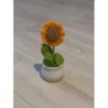 Pot de fleur décoration crochet