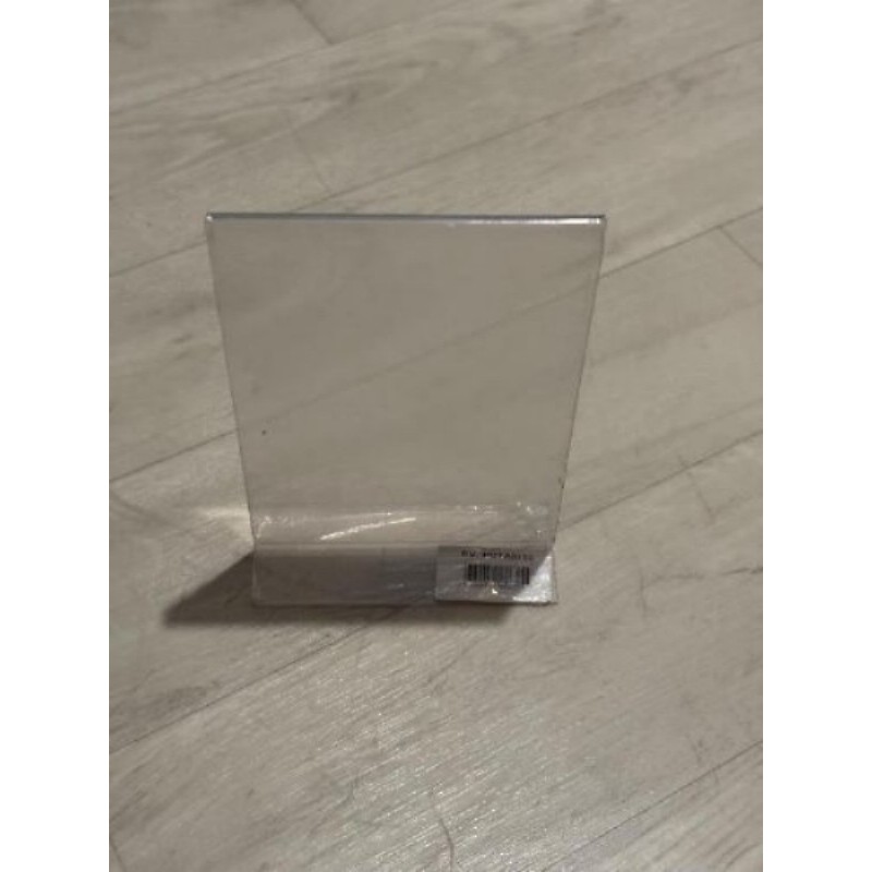 Porte document présentoir feuille plexiglass transparent A6