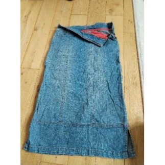 Jupe 3/4 cintrée en jean AIGLE