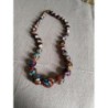 Collier ancien en verre soufflé de Murano  