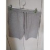 Short coton gris taille M femme