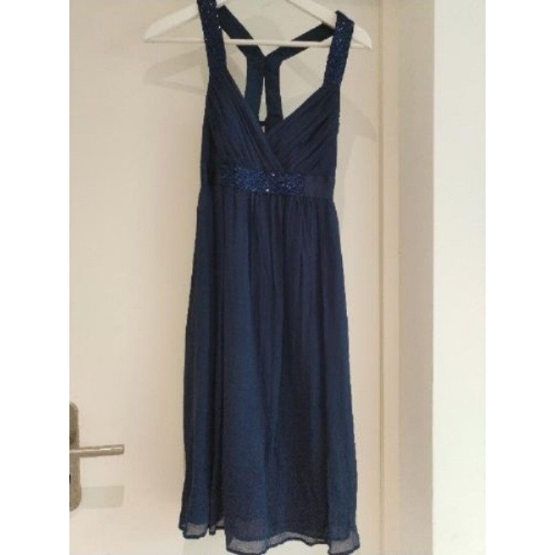Robe mariage /soirée taille 34/36 bleue 1.2.3