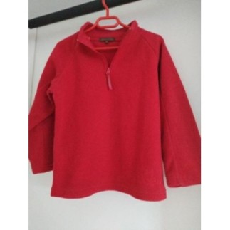 Polaire rouge 6 ans Defimode