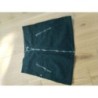 Jupe noire Luku castagnette a zip devant taille 36