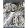 Gilet réversible crème fleurs 5 ans 