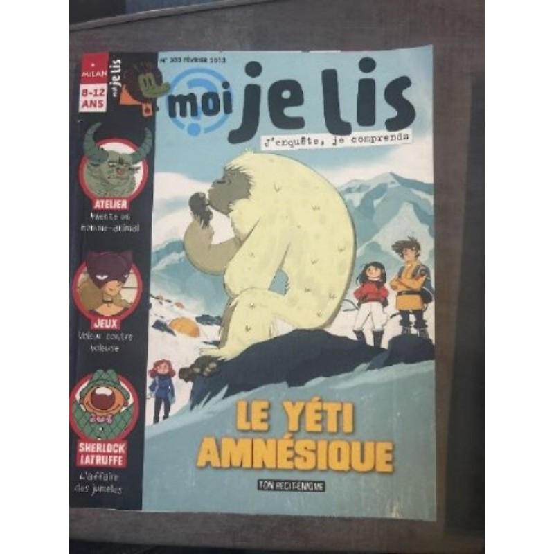 Moi je lis le yéti amnésique 
