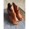 Sandales texto Camel taille 39