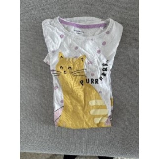 Chemise de pyjama , motif chat