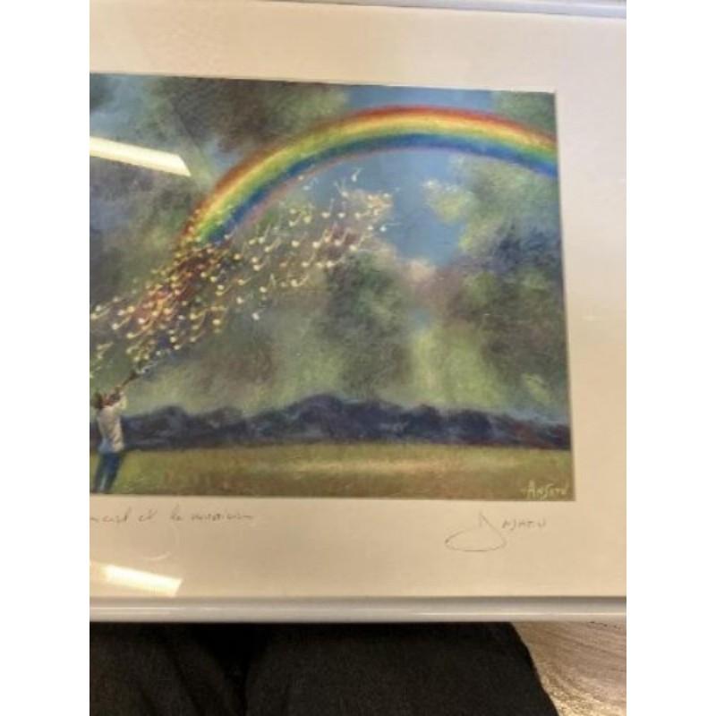 Tableau signé Ansatu