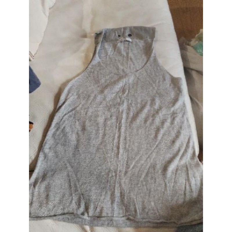 debardeur S/M maje avec cachemire gris
