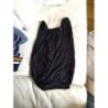 pull leger naf naf S 36-38 noir manches courtes comme neuf