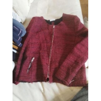 veste bel air laine rouge...