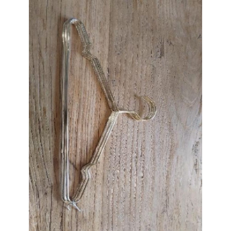 lot de 4 cintres metal doré zara home