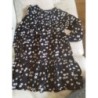 robe mango 9 ans noir et fleurs