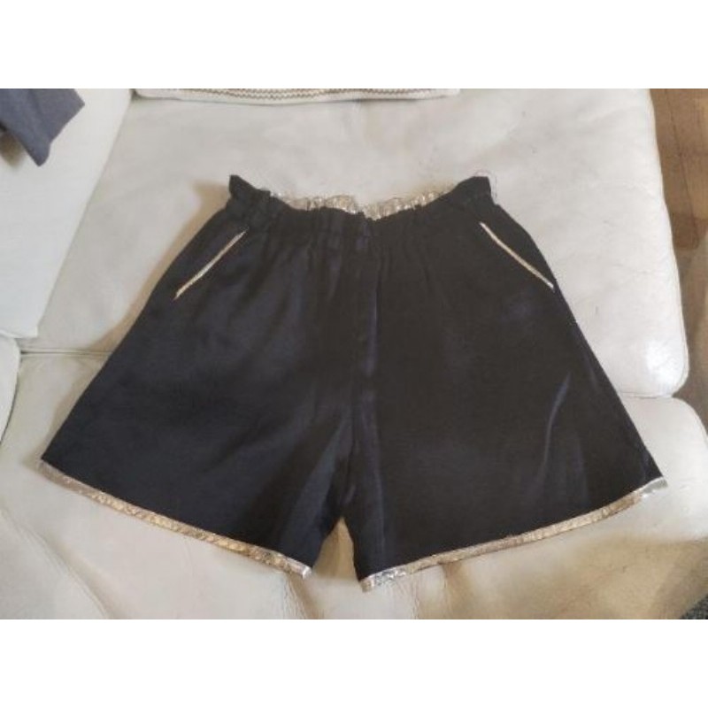 short ikks 7 ans noir ou doré reversible