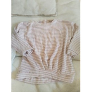 pull rayé rose zara 3-4 ans...