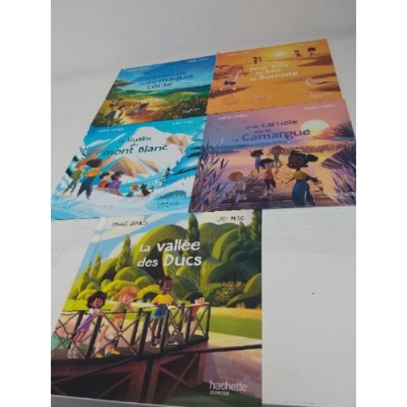 Lot de 5 livres enfants (merveilles de France) virginie grimaldi