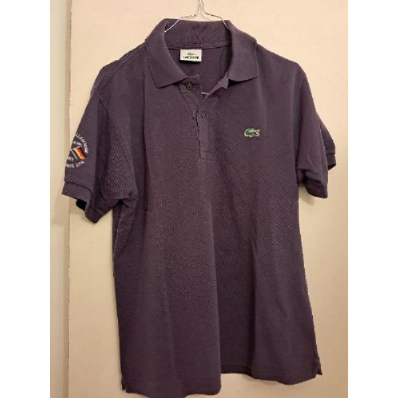 Polo Lacoste violet édition limitée coupe Davis 2014 T3 ou T.M