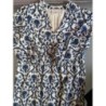 Robe Maison 123 bleue et blanche taille 36