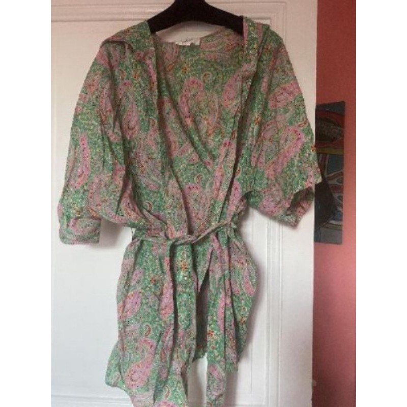 Kimono Bash 36 vert et rose