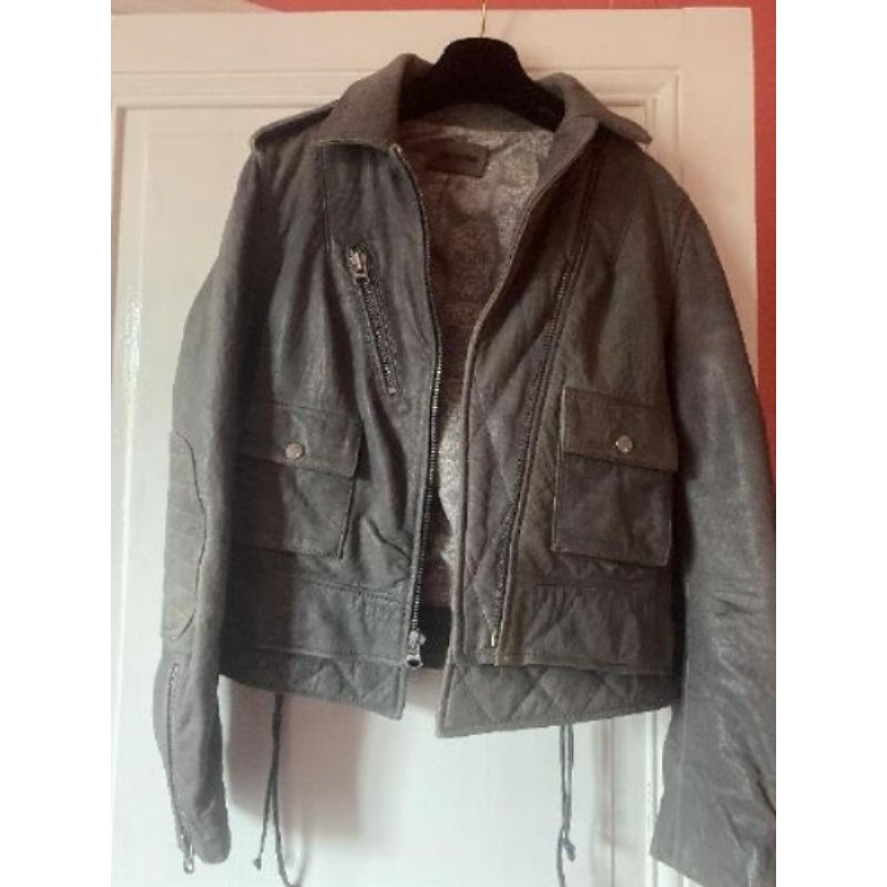 Perfection cuir gris Zadig et Voltaire S