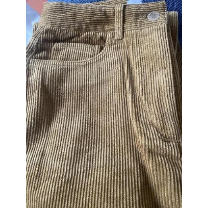 Pantalon beige  velours femme 34