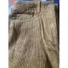 Pantalon beige  velours femme 34