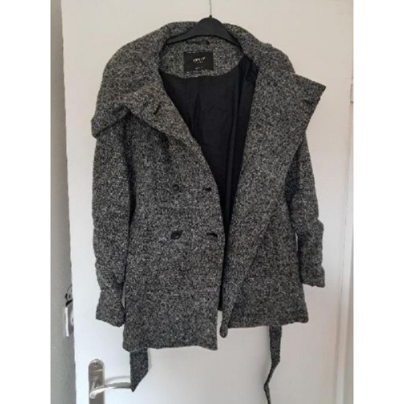 Manteau gris only taille s