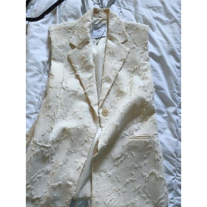 Gilet beige mango xs