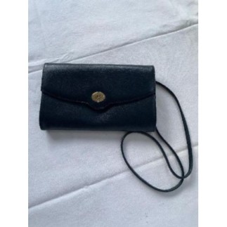 Pochette en cuir vintage Hexagona  État neuf 24x15