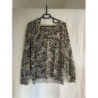 Pull motif léopard T44 Composition : 78% viscose + 19% polyamide + 3% elasthane