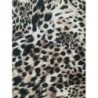 Pull motif léopard T44 Composition : 78% viscose + 19% polyamide + 3% elasthane