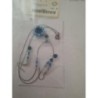 Collier admirons bleu et ses bouvles