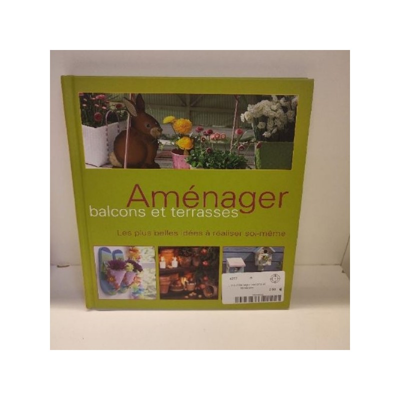 Livre "Aménager terrasses et balcons" 