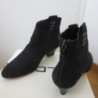 BOTTINE femme ERAM 37 noir  tige 10,5 cm talon 5cm neuf