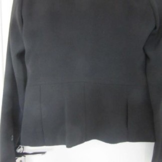 VESTE TAILLEUR femme H&M T.40 noire courte à basque
