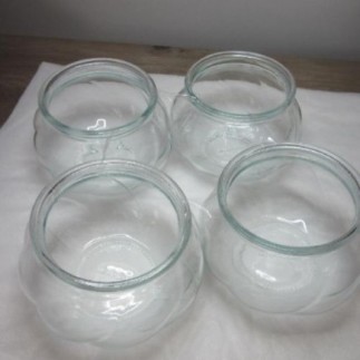 LOT 4 POT VERRE IKEA haut....