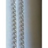chaine(50cm)+ pendentif croix chrétienne argenté (3,3/2,3 cm acier inoxydable ) neuve jamais porté