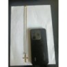 chaine(50cm)+ pendentif croix chrétienne doré (3,3/2,3 cm acier inoxydable ) neuve jamais porté
