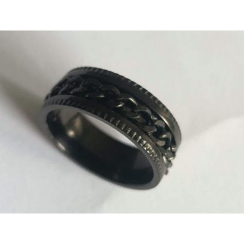 bague anti stress taille 9  la partie du milieu coulisse permet de se concentré canaliser son energi