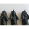 ensemble de 3 figurines pharahon ancienne(imitant les singes de la sagesse) tiennent dans la main