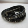 CEINTURE femme 80 cm double motifs métal 4543