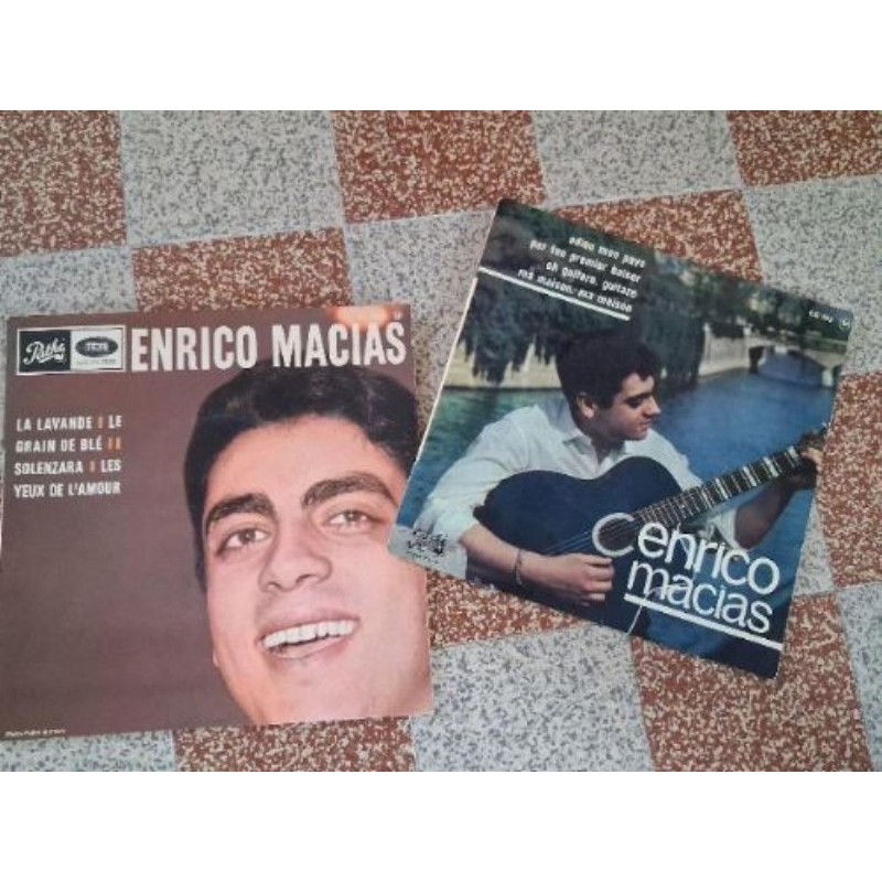 2 vinyles 45 TOURS ENRICO MACIAS