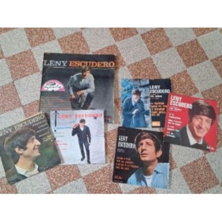 6 VINYLES 45 TOURS DE LENY...