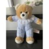 Peluche rayée bleue