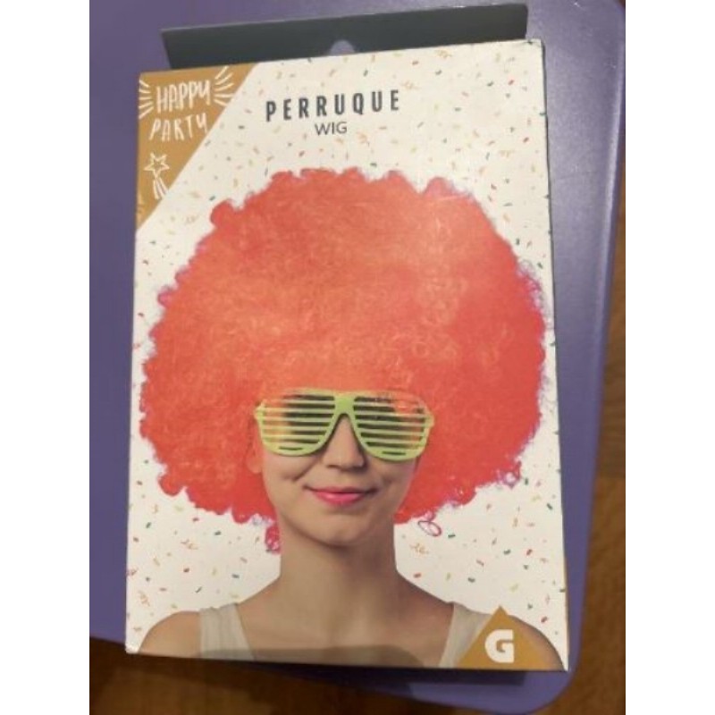 Perruque rouge 