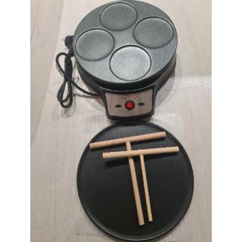Appareil à crêpe et pancakes Kenyo avec ses spatules neuf