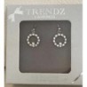 Boucles d’oreilles avec cristaux 