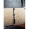 Bracelet miyuki noir turquoise 